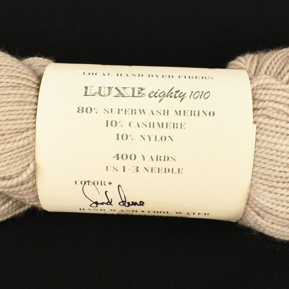 Chelsea Luxe Eighty 1010 Yarn Superwash Merino Cashmere Nylon Sand Dune - Picture 3 of 3